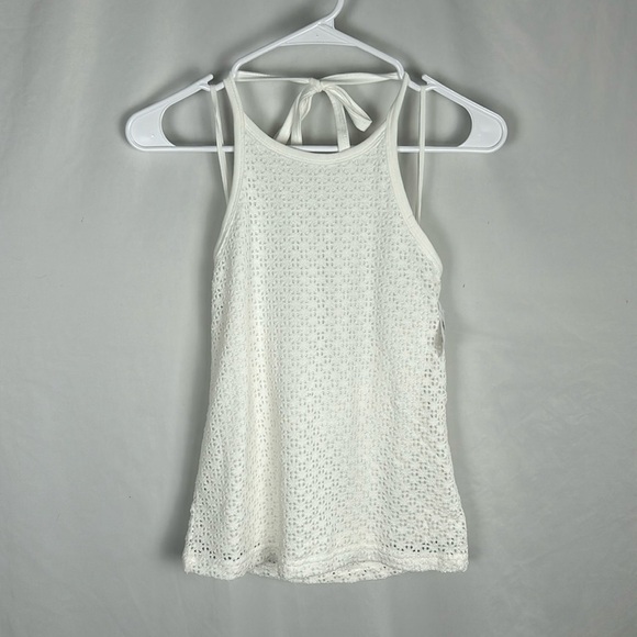 NWT Gap Crochet White Hlater Top -Size X-Small - Picture 2 of 9